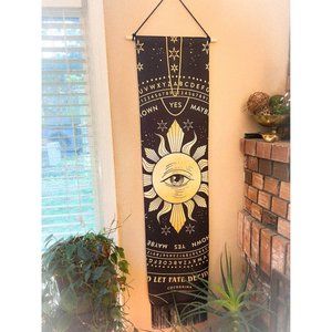 Lovely Ouiji Board Wall Hanging - approximately 60” x 12”